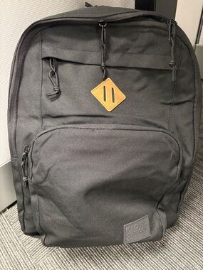 Travel Laptop Black Canvas Backpack